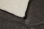 Preview: Wolters Senator Reisedecke in vintage grau - 100x70cm