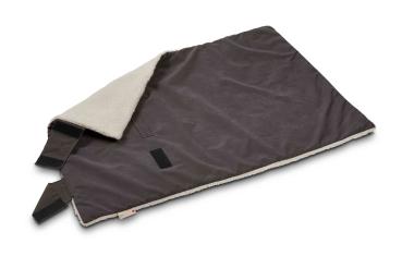 Wolters Vagabund Reisedecke 100x70x5 cm in grau