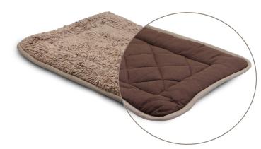 Wolters Eco-Well Reise- & Transportbett 85x52x4 cm in braun/beige