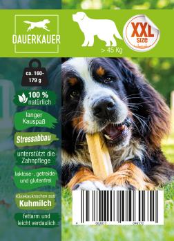 Dauerkauer 160-179 g - Gr. XXL - Käseknochen-Kauspass