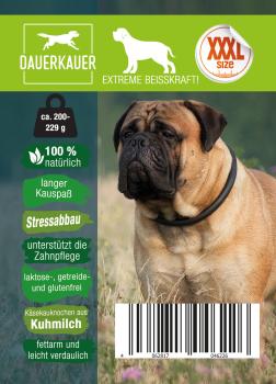 Dauerkauer 200-229 g - Gr. XXXL - Käseknochen-Kauspass