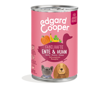 Edgard Cooper - Fabelhafte Ente & Huhn - für Junior Hunde