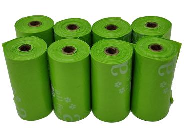 Hundekotbeutel / Gassibeutel mit Lavendelduft - 8 Rollen mit je 15 Beutel