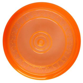 Hundespielzeug Wurfscheibe - Anti-Bite Flying Disc - leuchtendes orange