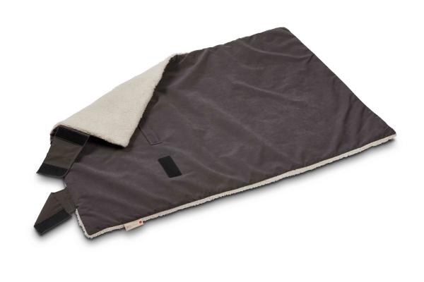 Wolters Vagabund Reisedecke 100x70x5 cm in grau