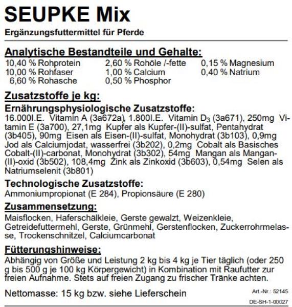 Seupke Müsli 15kg