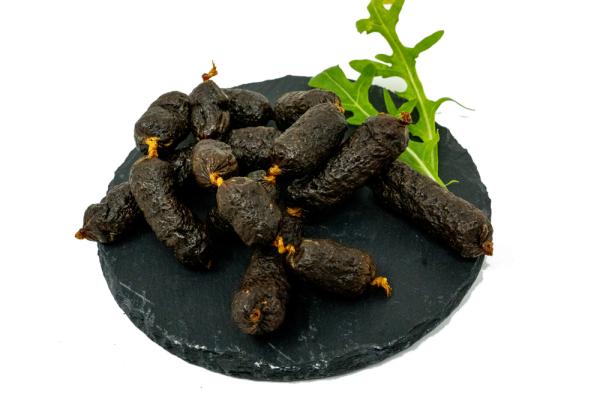 Premium Straußenwurst Snack mit Mango - 100 g