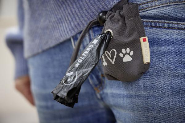 Wolters Poopy Bag Holder - hellgrau - Aufbewahrung für Kotbeutel unterwegs