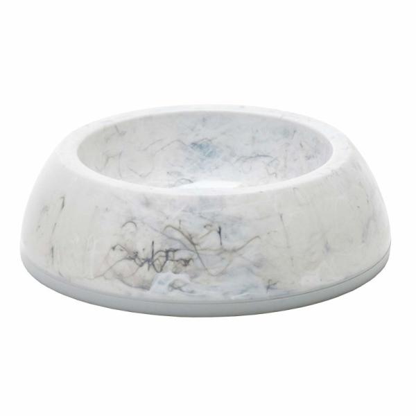Rutschfester Fressnapf / Futternapf / Wassernapf in Marmoroptik - 600 ml